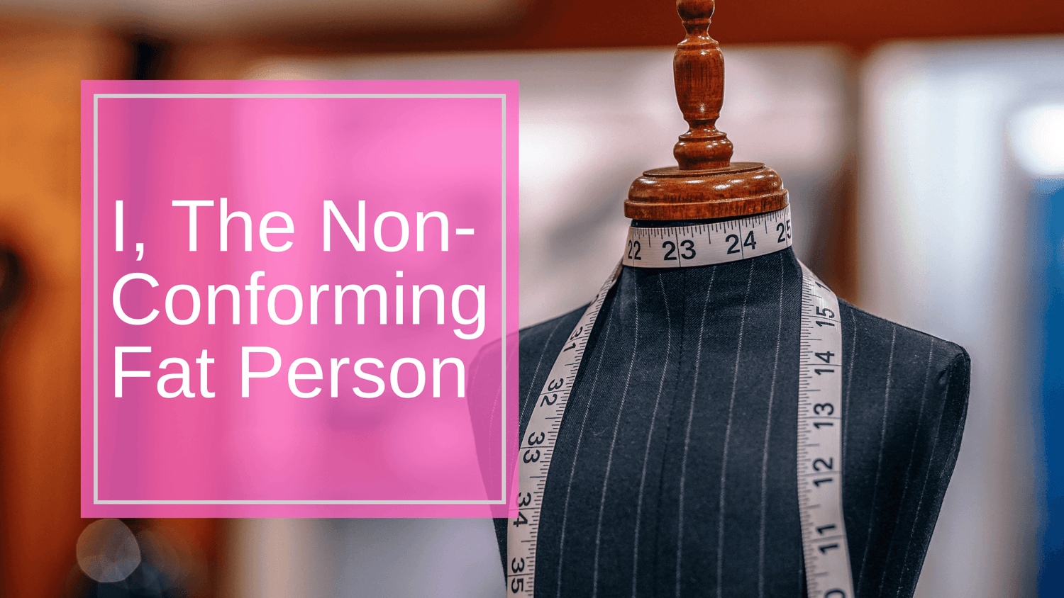 Ich, die nichtkonforme dicke Person