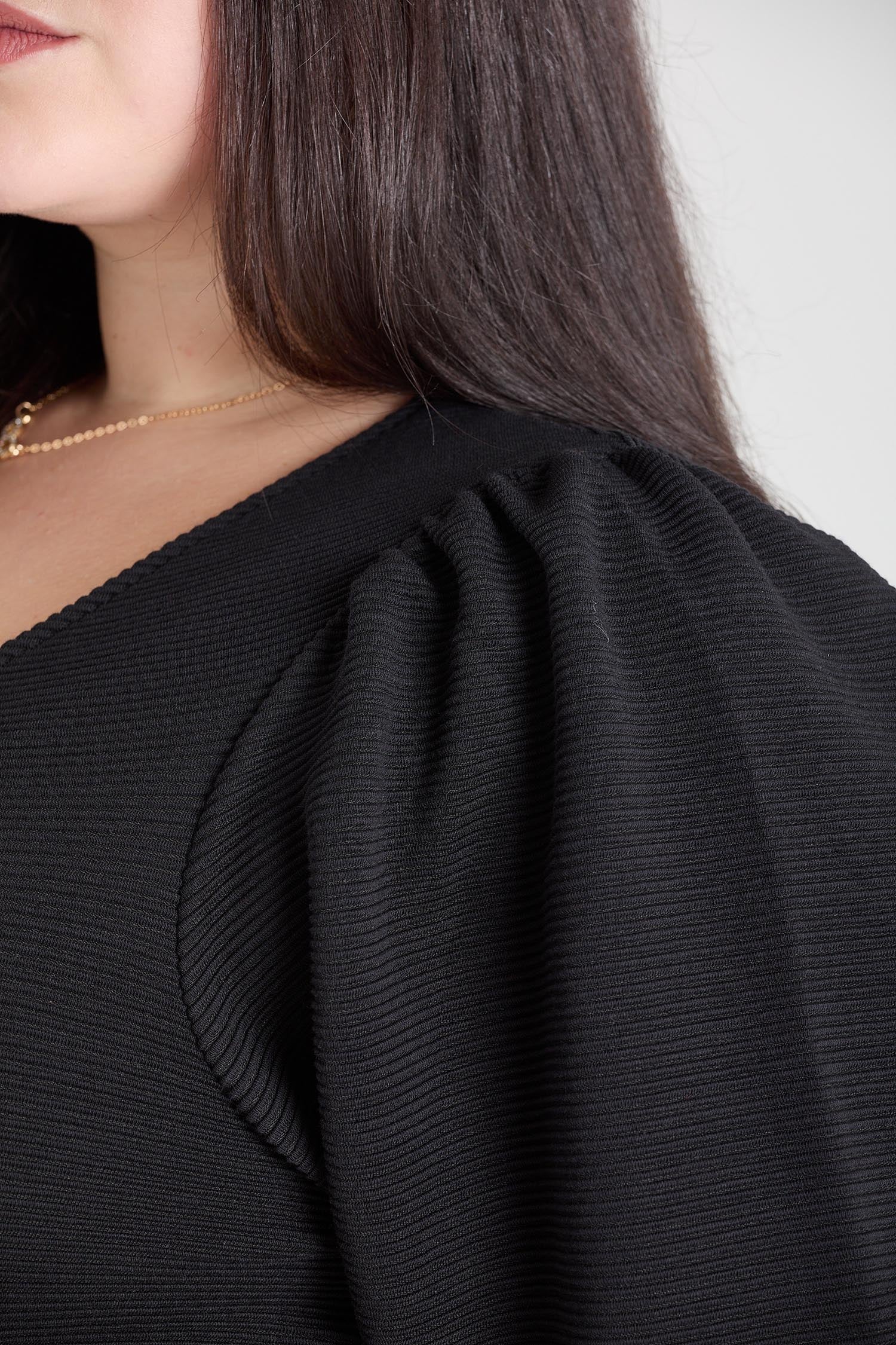 Ottoman långärmad omlottbyxa - svart