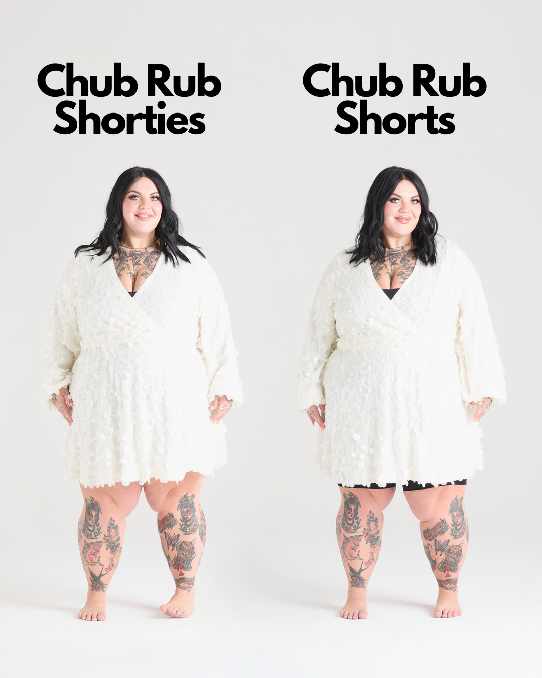 Stay Cool Chub Rub Shorts - Shorties - Schwarz