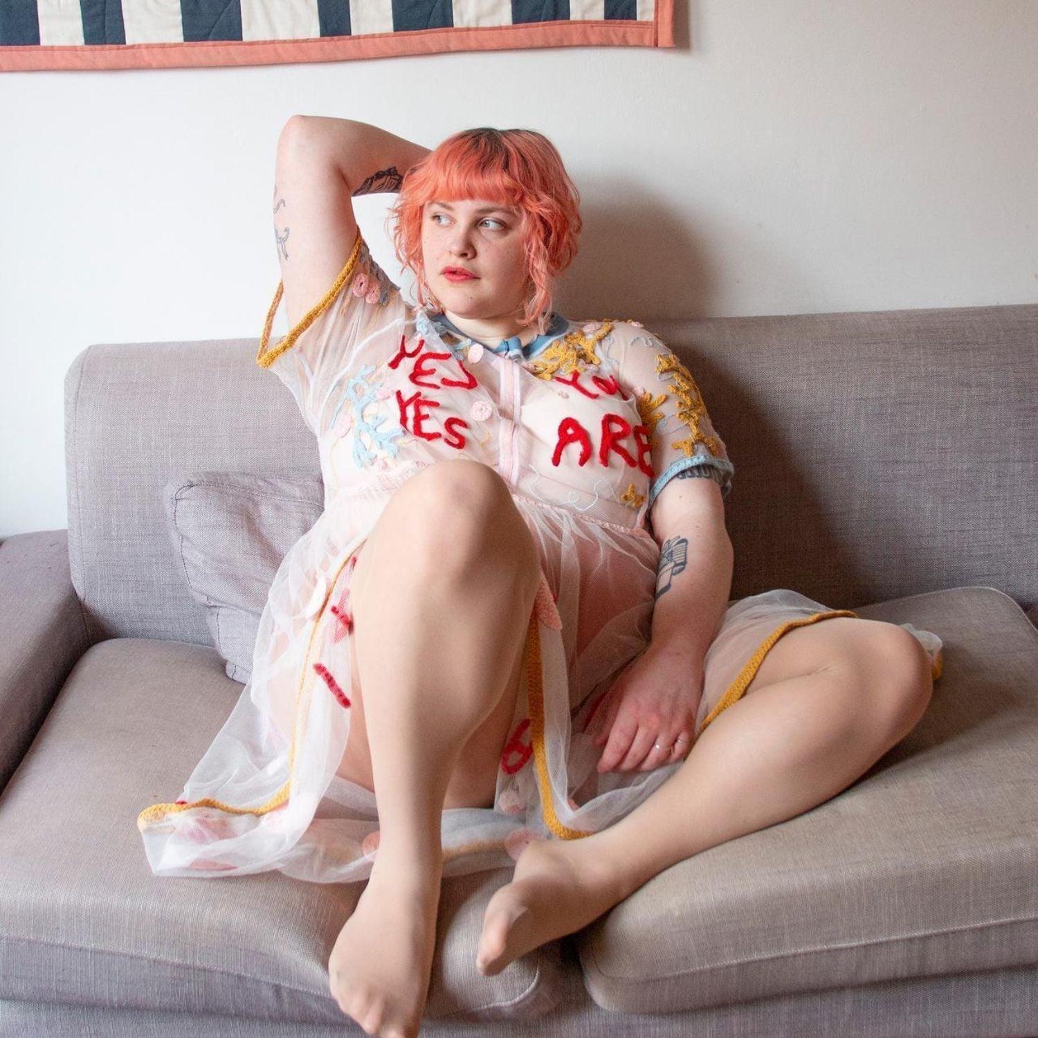 30 denier strumpbyxor - Vanilla Marshmallow