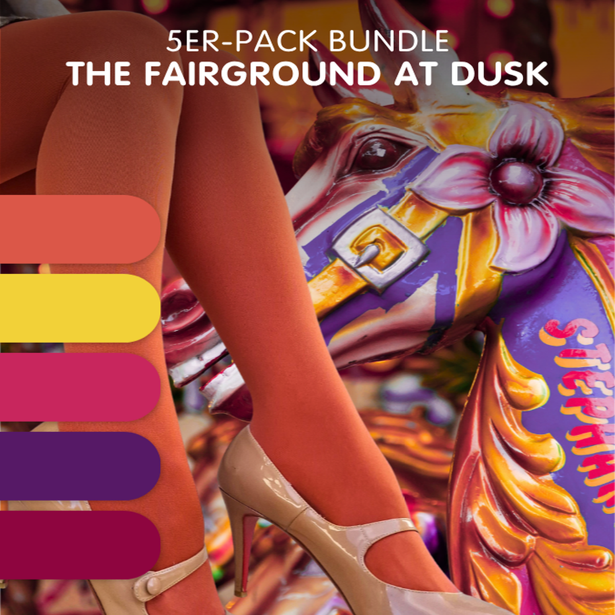 5er-Pack Bundle - The Fairground At Dusk: Pumpkin Spice, Cursed Custard, Raspberry Pie, Cherry, Fancy Darkness