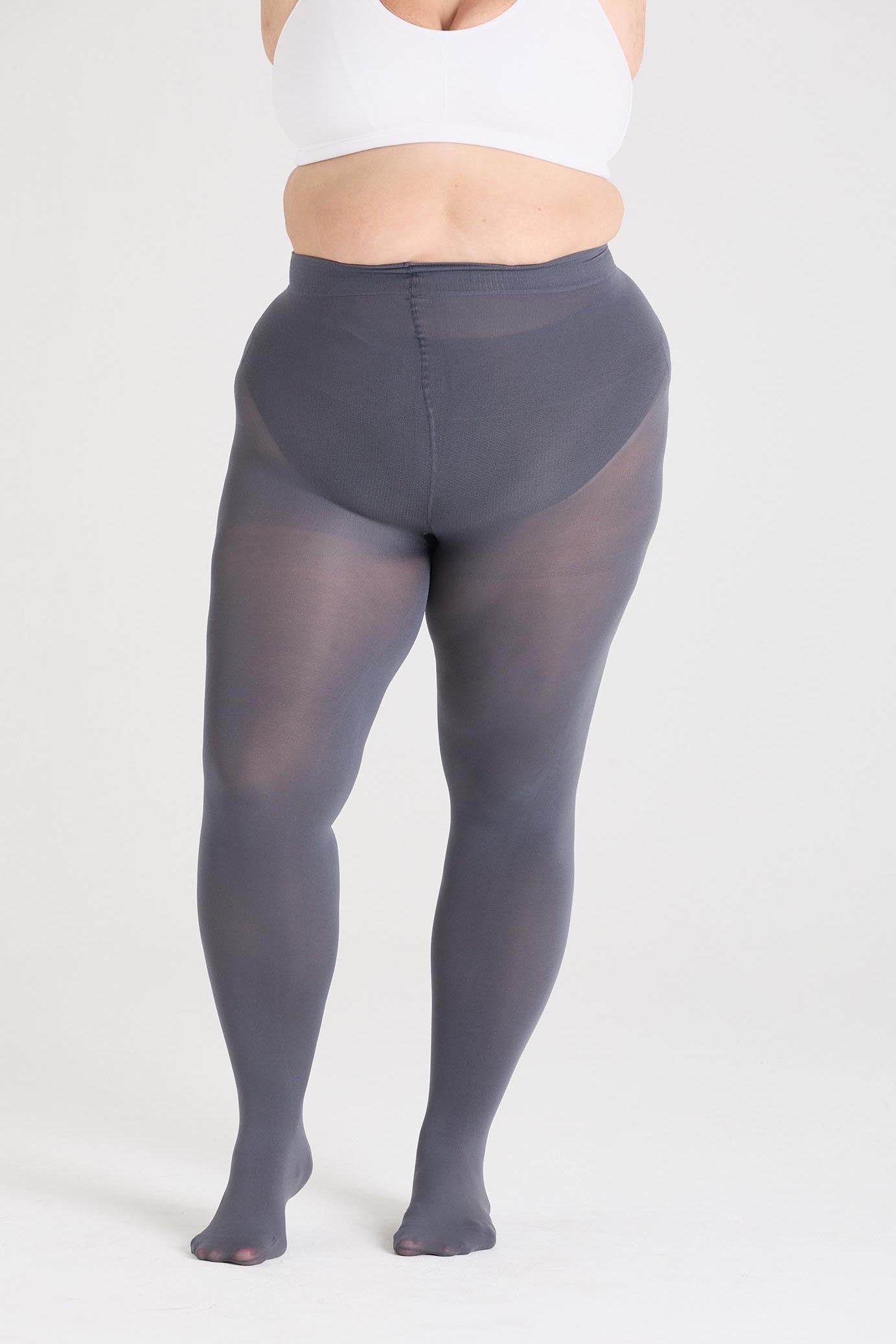 80 Denier Tights - Slate Grey