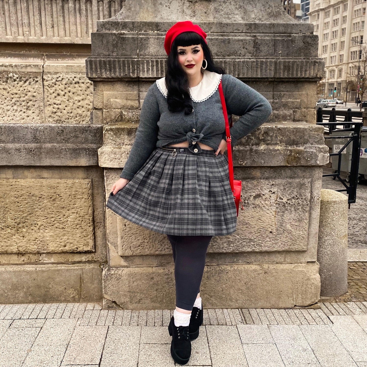 Rajstopy bez stóp - Slate Grey