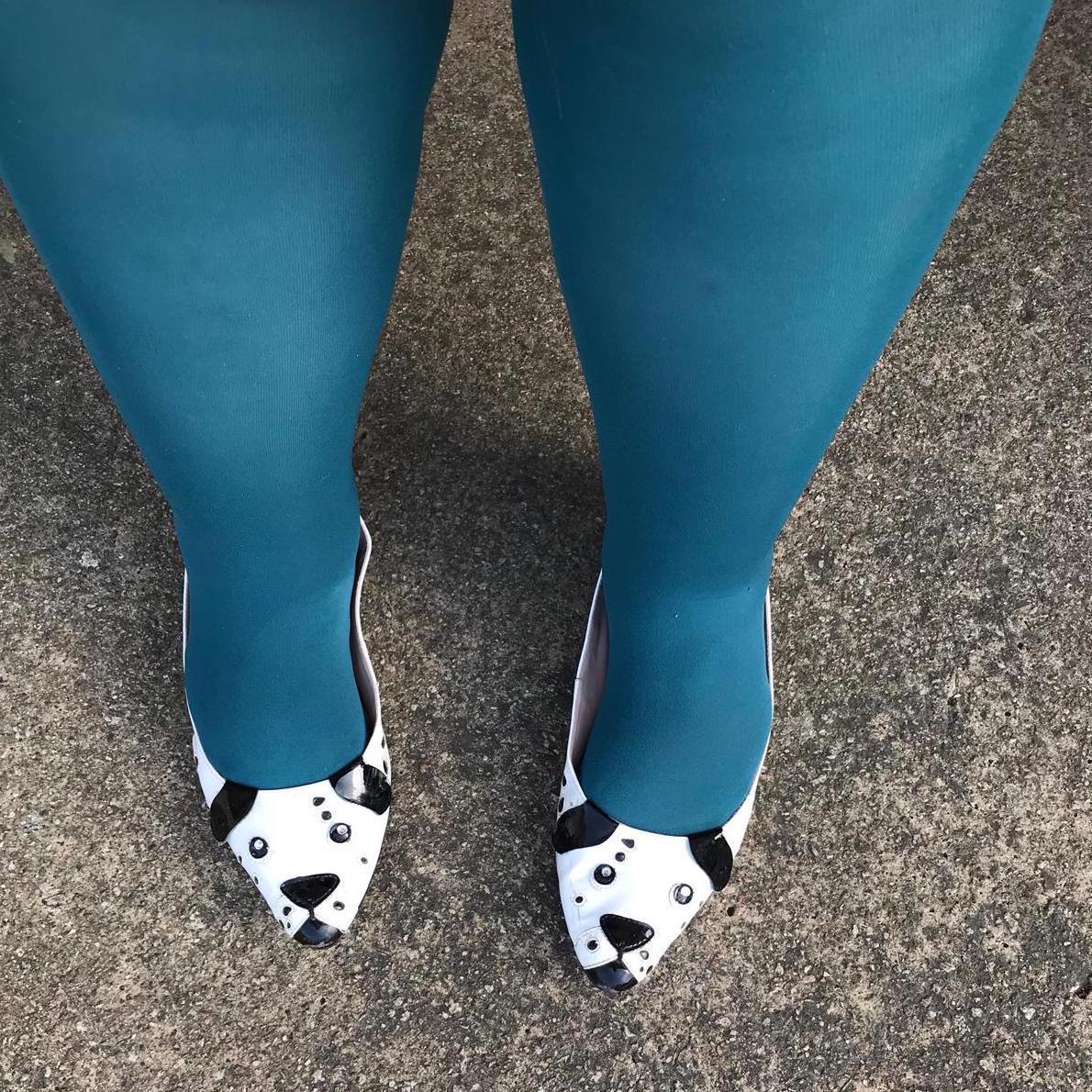 80 Denier Tights - Blåbärsmuffin