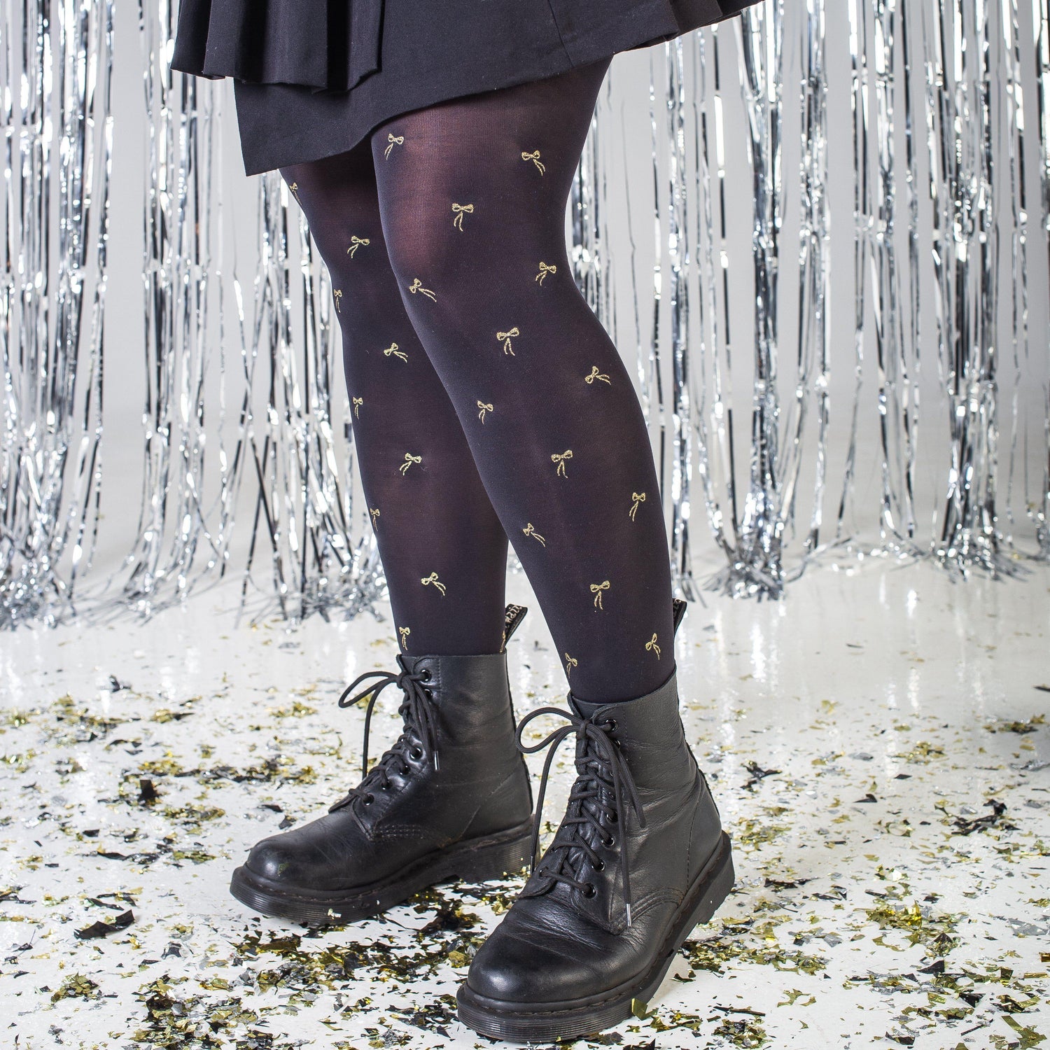 Weihnachts-Strumpfhose - Tie Me Up