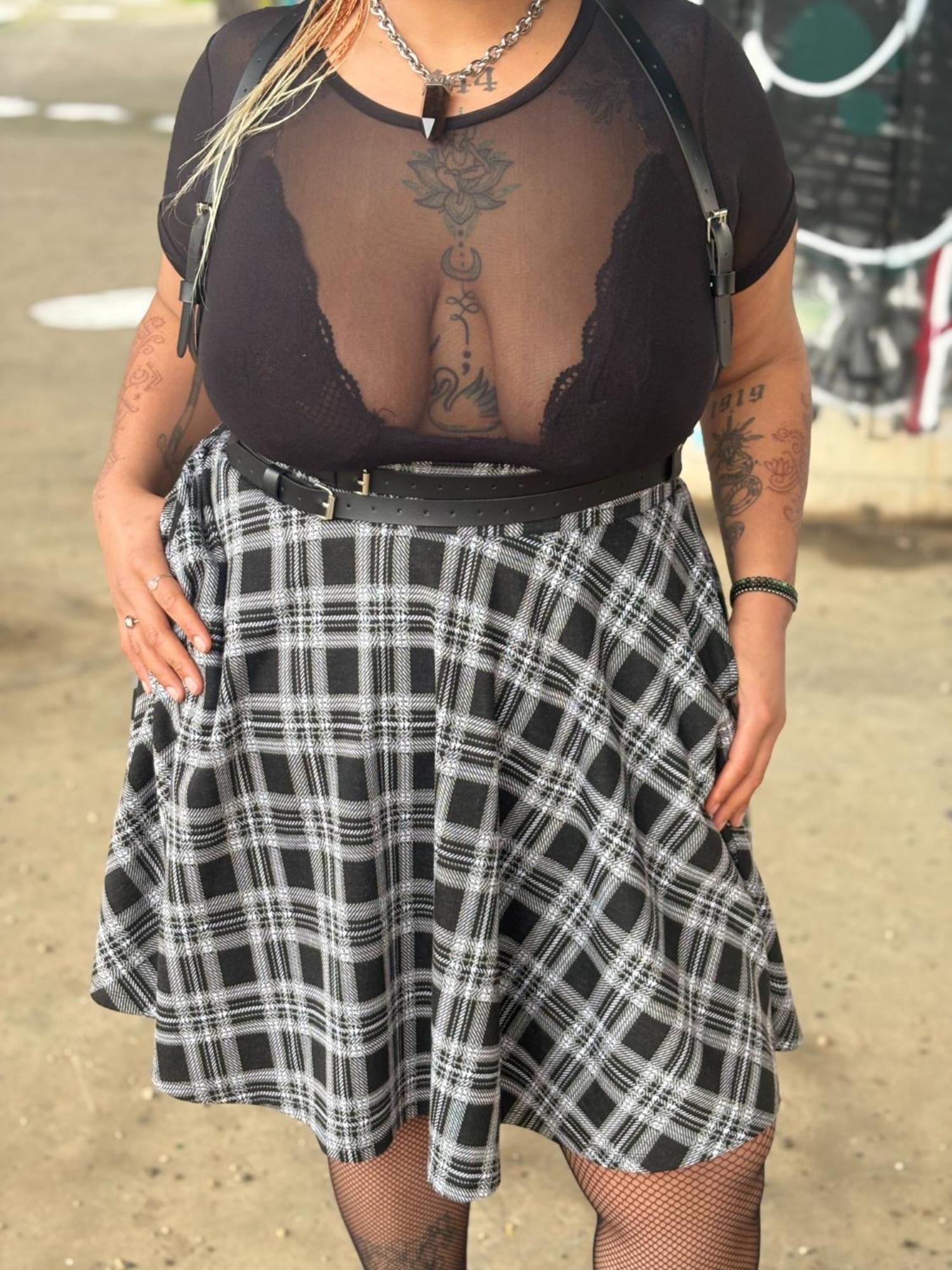 Karierter Tellerrock - Cairn