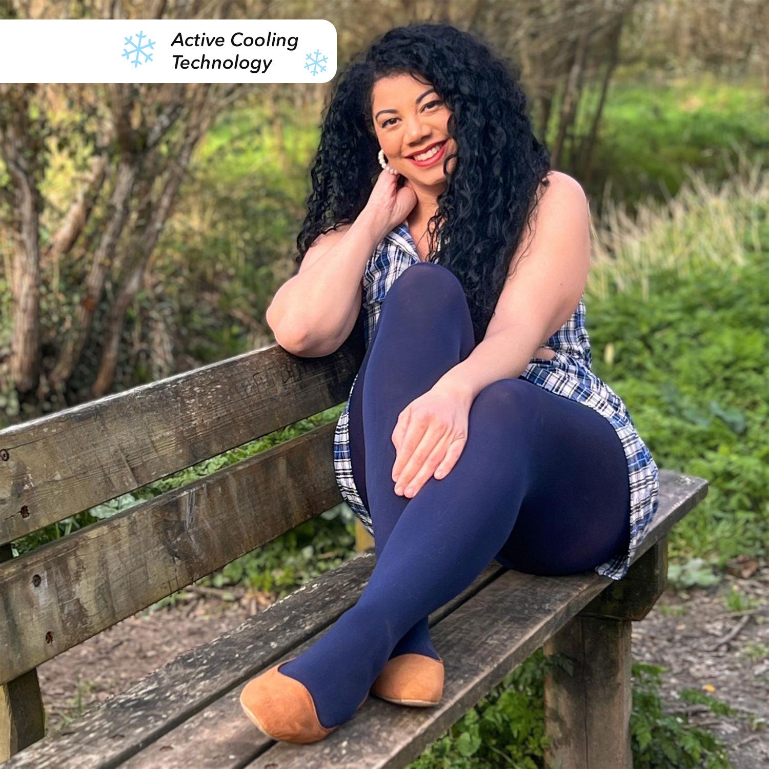 Stay Cool 80 Denier Strumpfhose - Navy