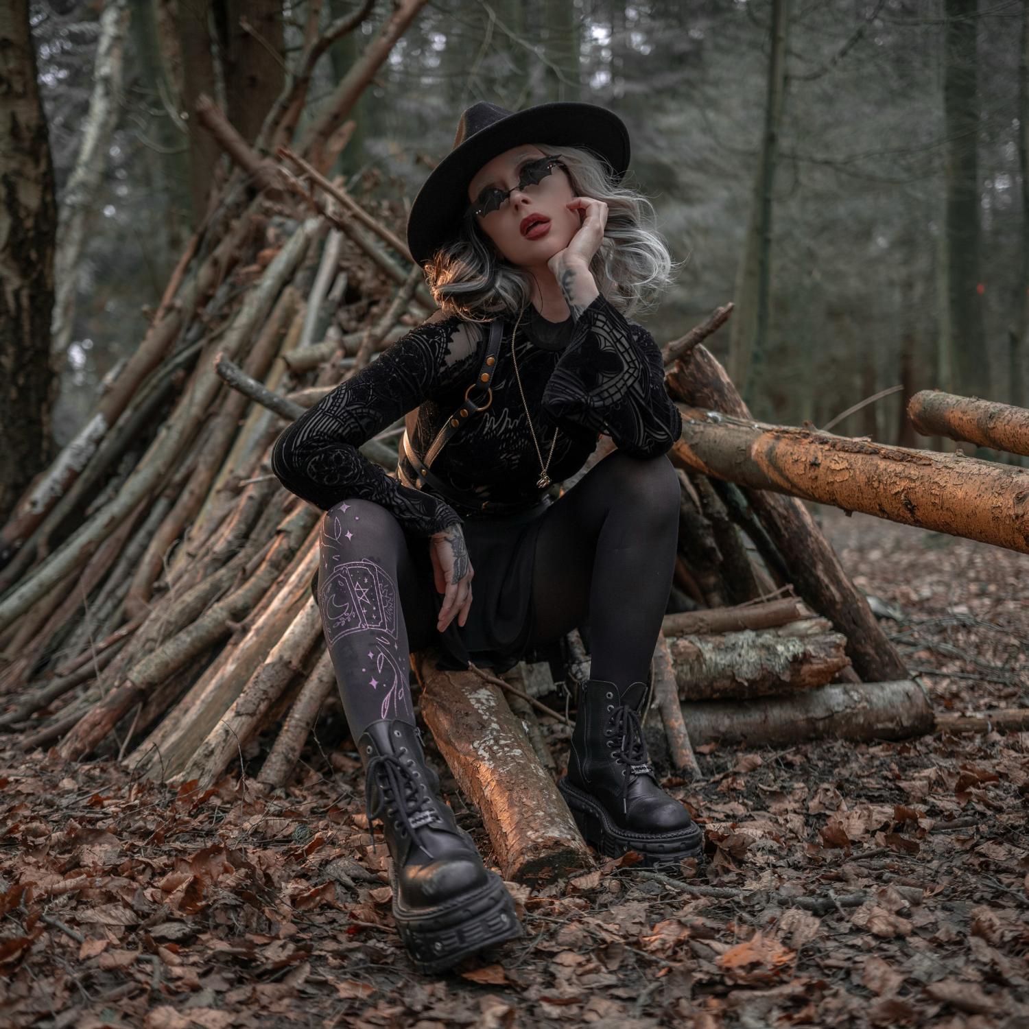 80 Den Blickdichte Strumpfhose - Tarot