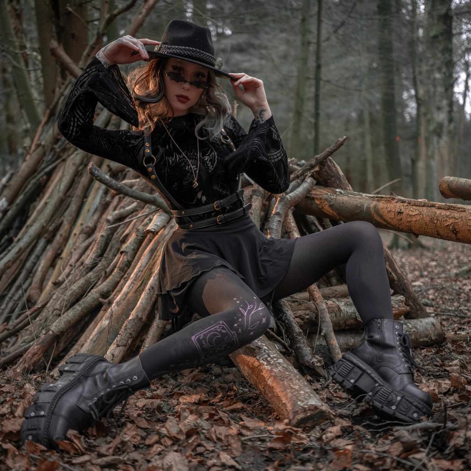 80 Den Blickdichte Strumpfhose - Tarot