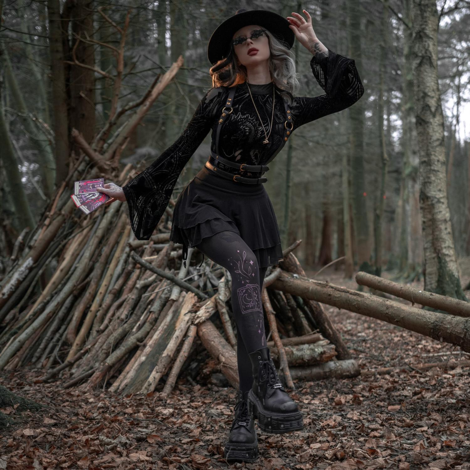 80 Den Blickdichte Strumpfhose - Tarot