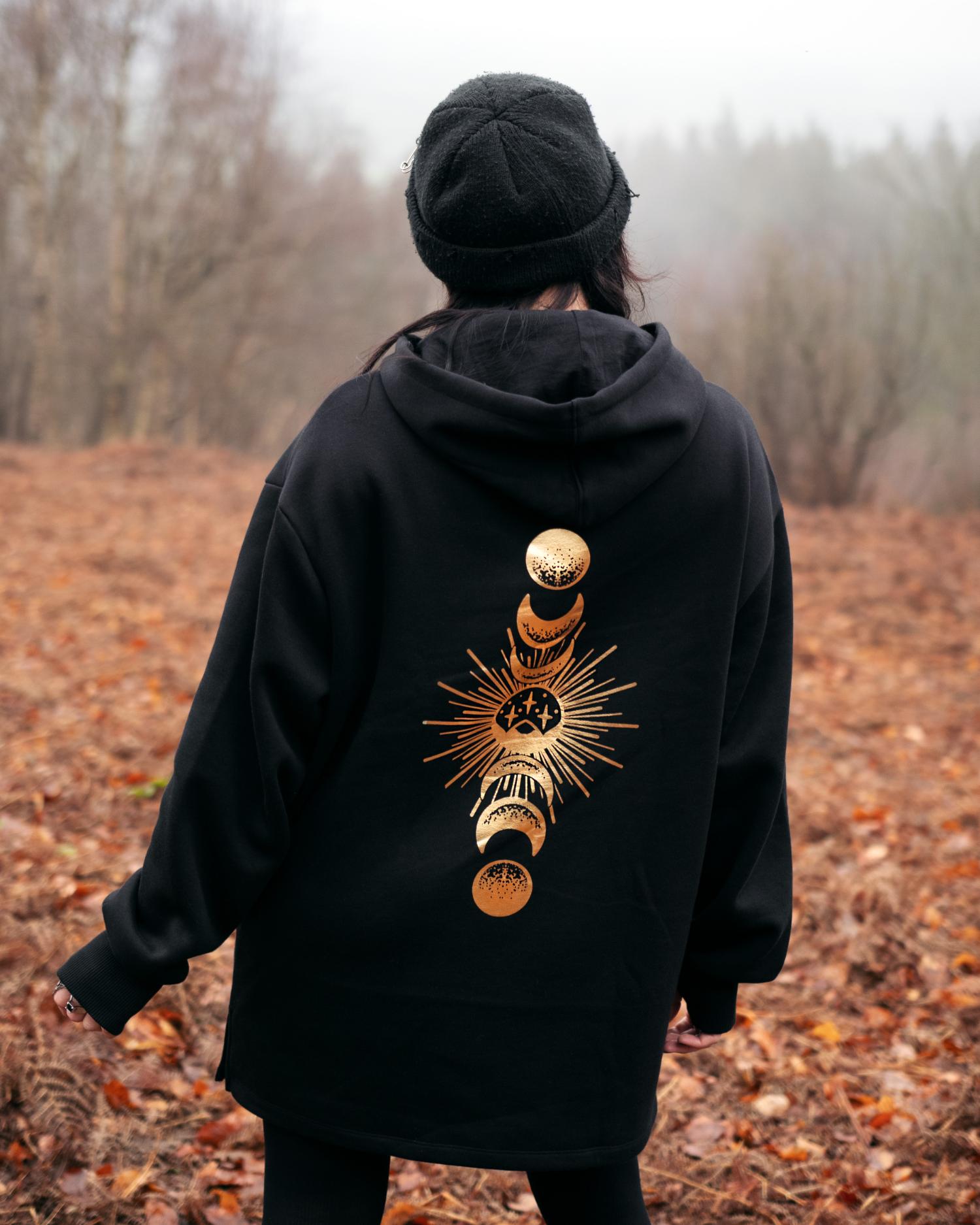 Bluza z kapturem ACOTAR z bawełny organicznej - High Lady