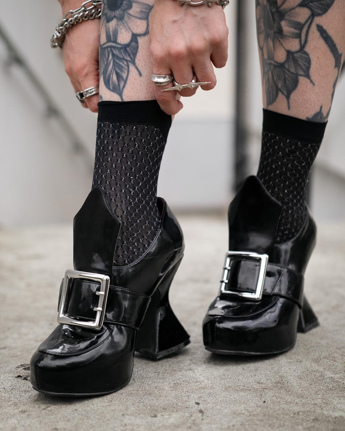 Blackadder Knöchelsocken - Silber