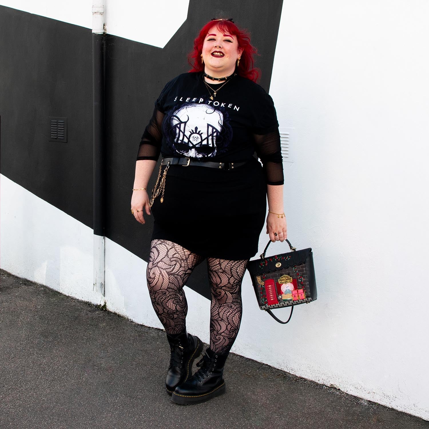 Thighs The Limit Fishnetz Timewarp - Schwarz