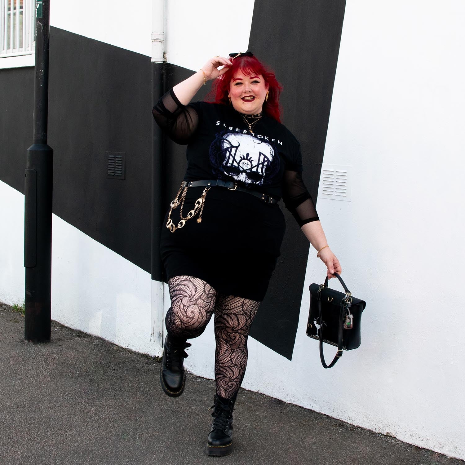 Thighs The Limit Fishnetz Timewarp - Schwarz