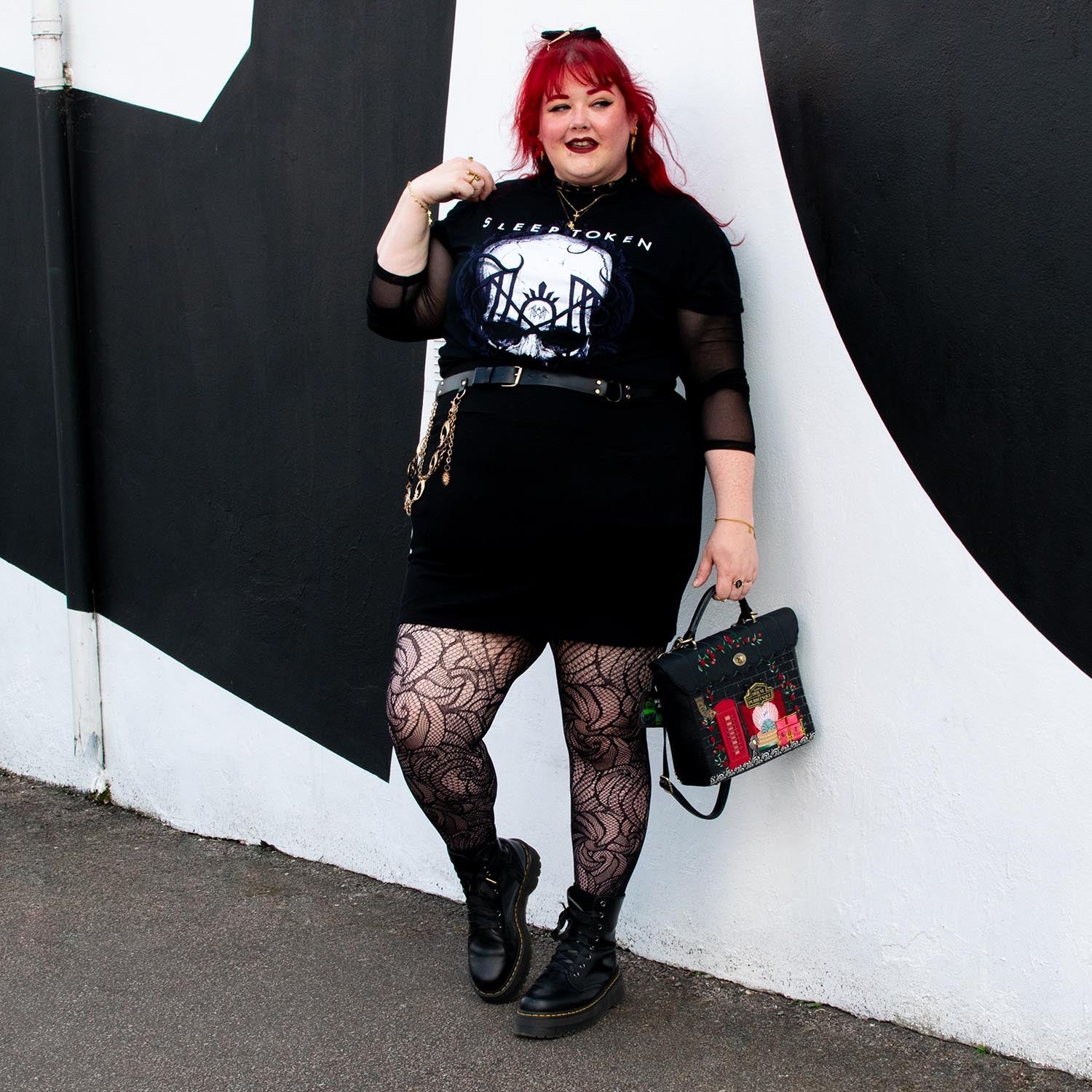 Thighs The Limit Fishnetz Timewarp - Schwarz