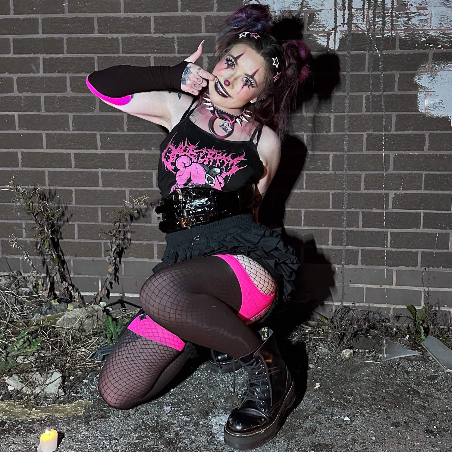 Neon-Strumpfhose in Strumpf-Optik – Totally Bitchin