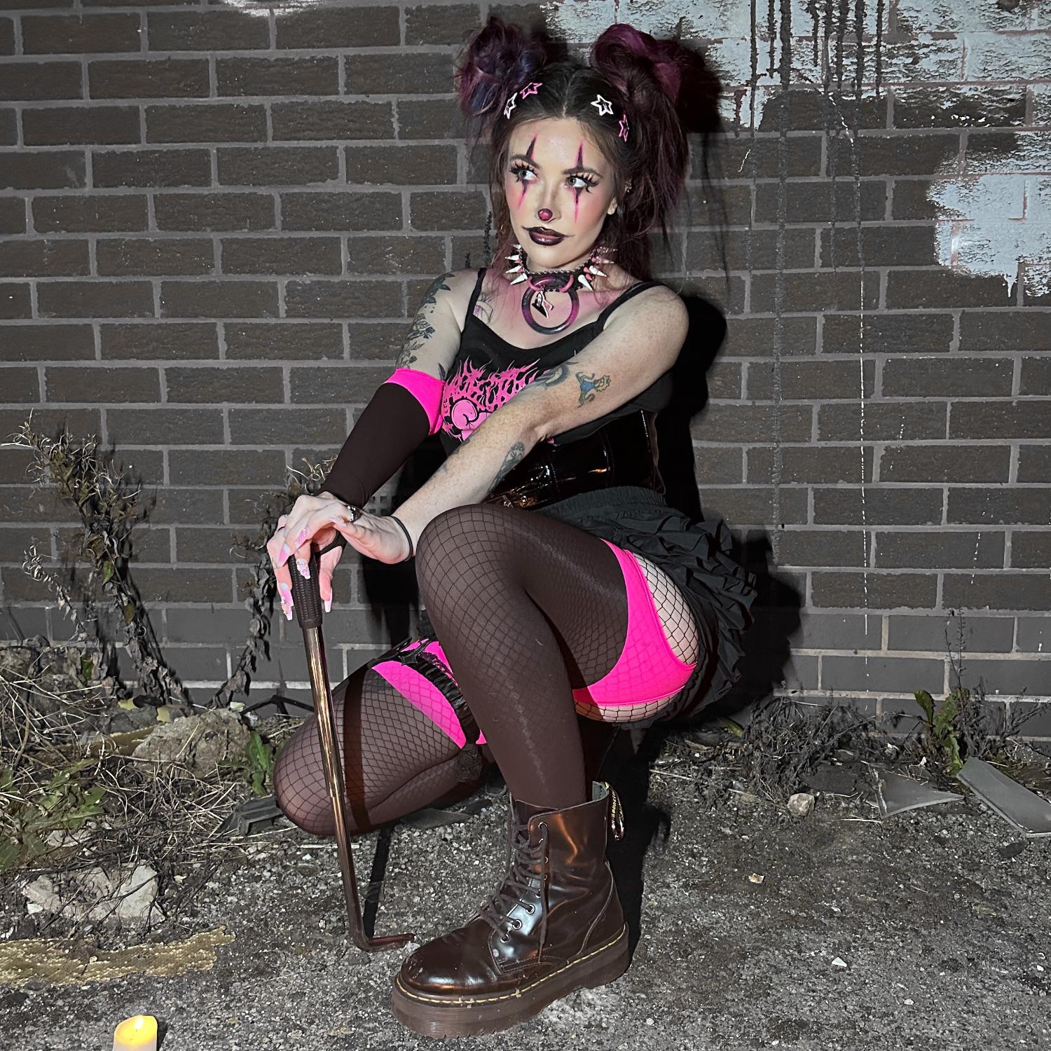 Neon-Strumpfhose in Strumpf-Optik – Totally Bitchin