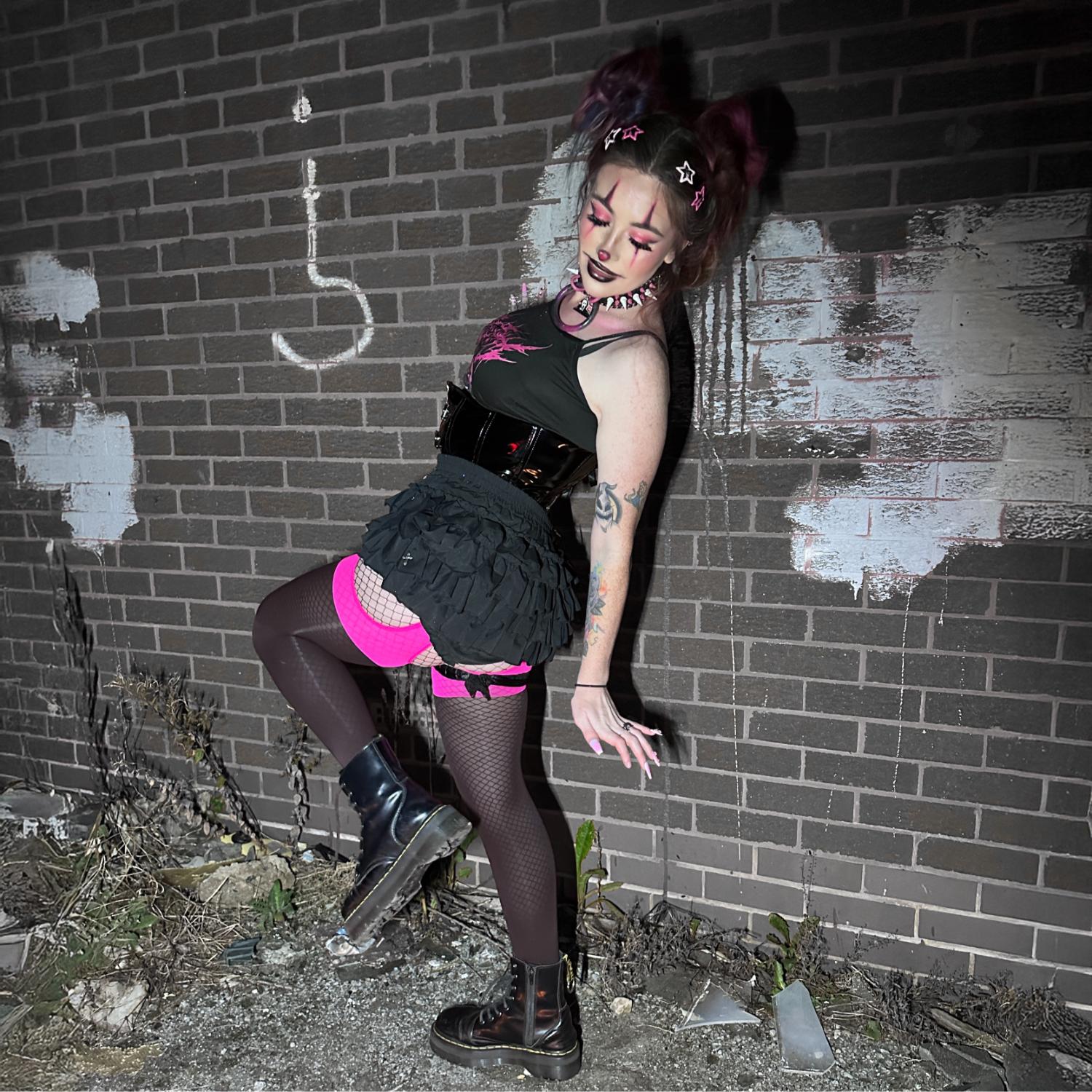 Neon-Strumpfhose in Strumpf-Optik – Totally Bitchin
