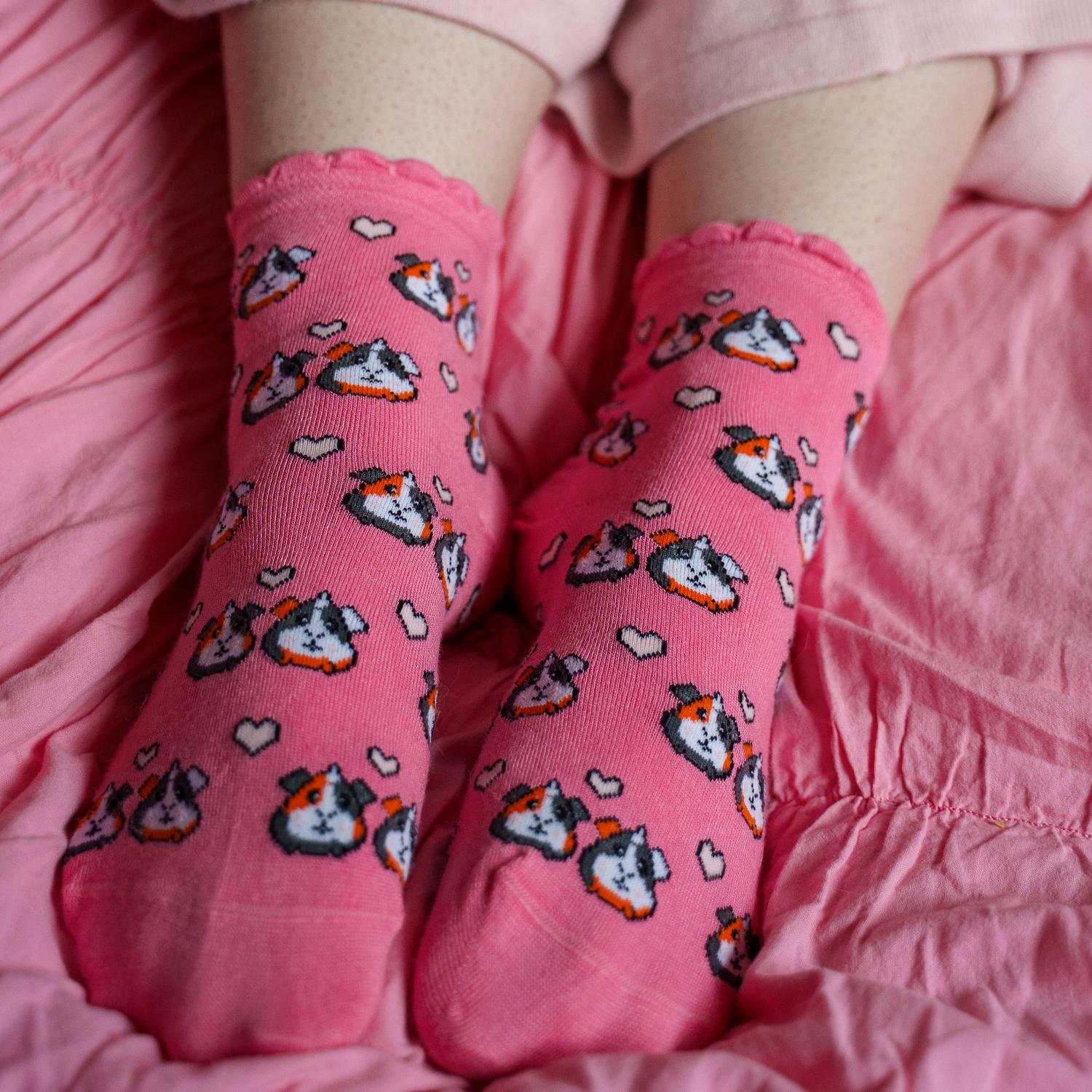 Ultimative Bambus-Knöchelsocken - Guinea Giggles