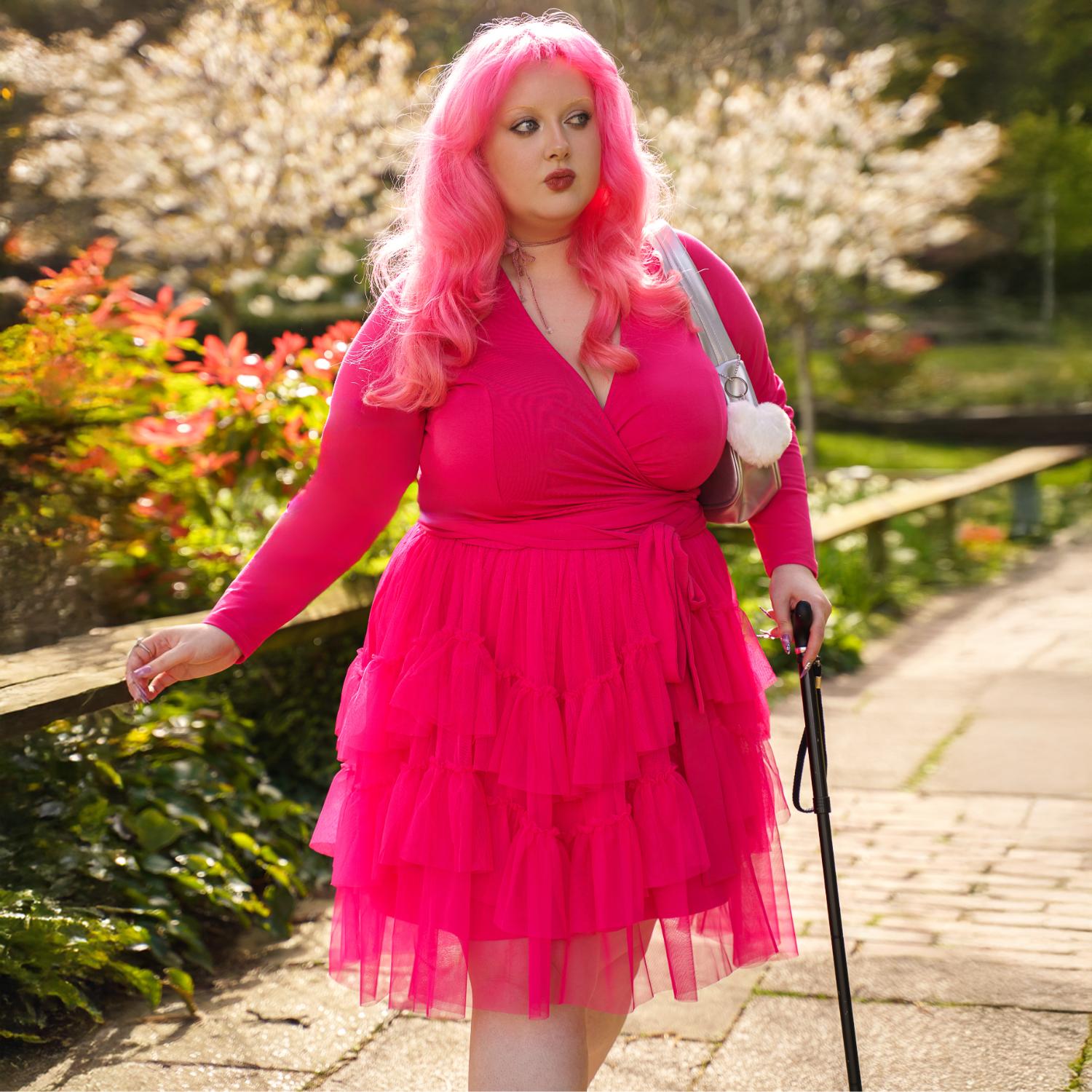 Wickeltop aus Bio-Baumwolle - Granatapfel