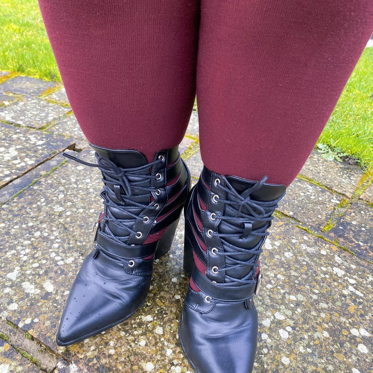 Merino Wollstrumpfhosen - Red Velvet Cake