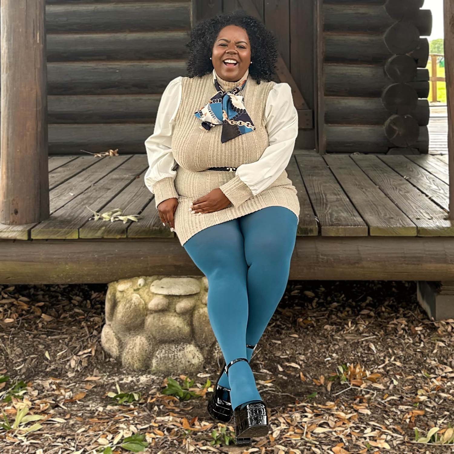 80 Denier Strumpfhosen - Bone China