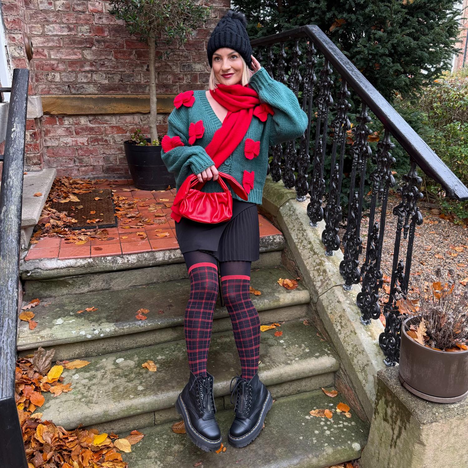 Weihnachts-Strumpfhose - Gift Wrapped