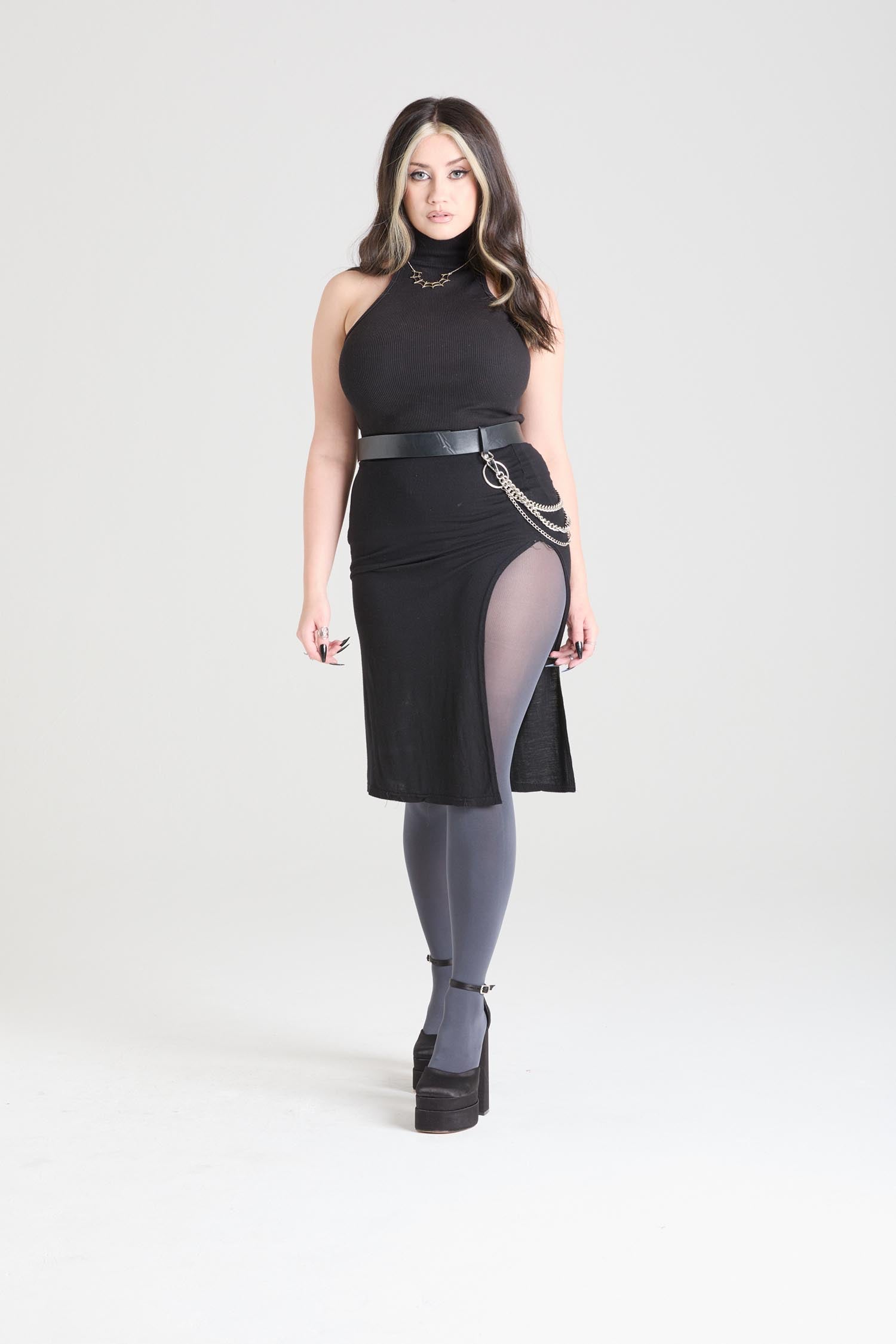 80 Denier Tights - Slate Grey