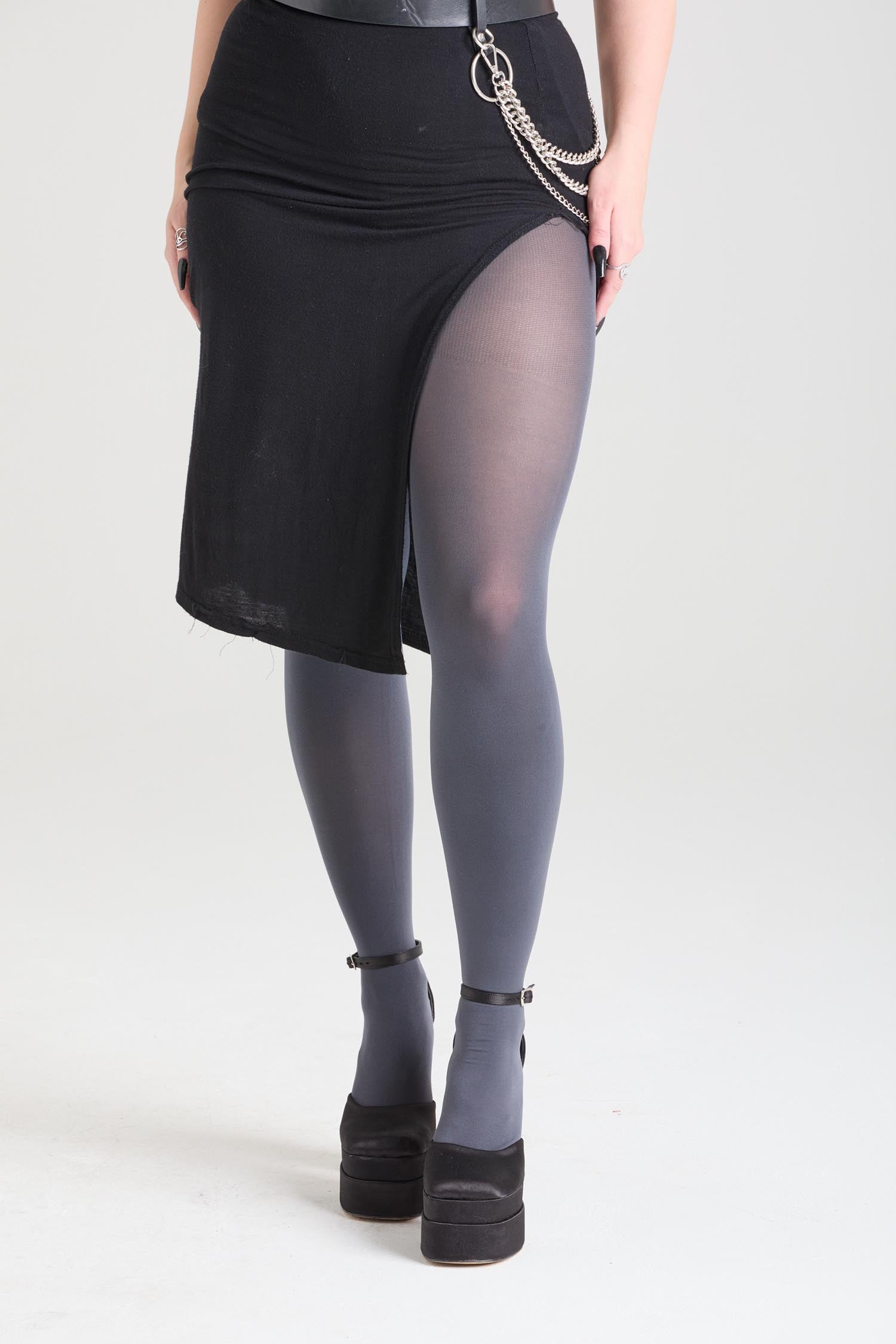 80 Denier Tights - Slate Grey