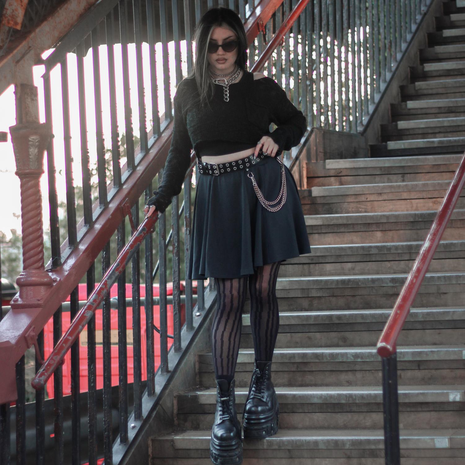 Mini-Skaterrock - Charcoal