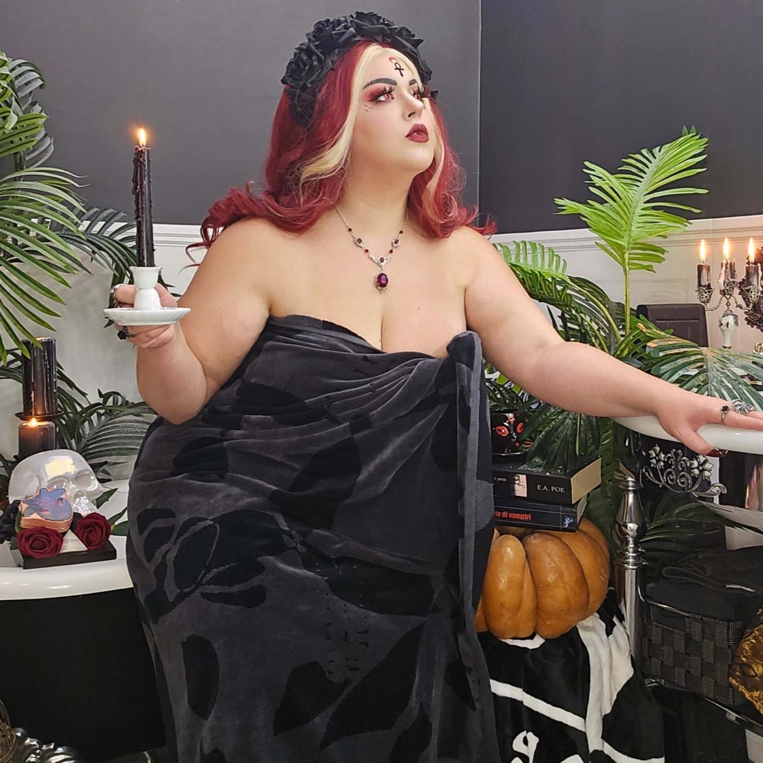 Plyschhandduk - Catacomb