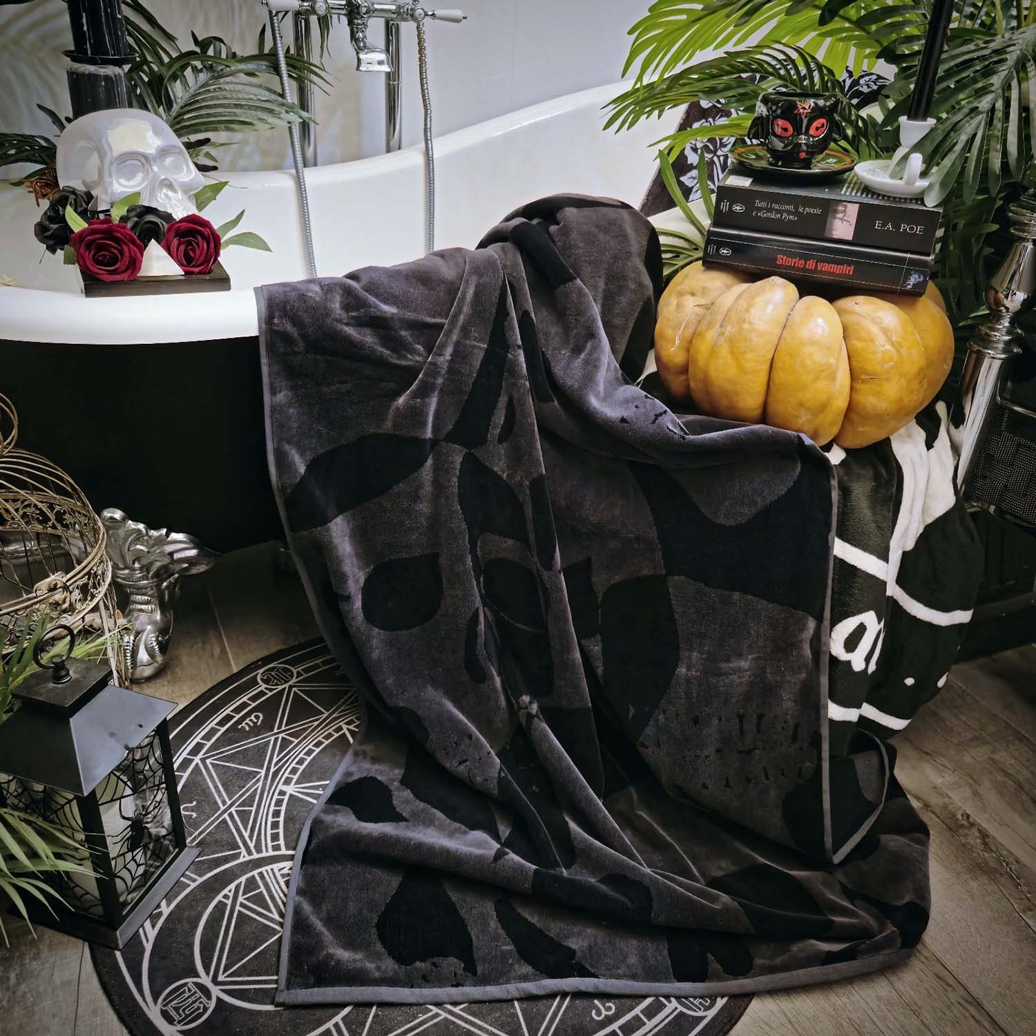 Plyschhandduk - Catacomb