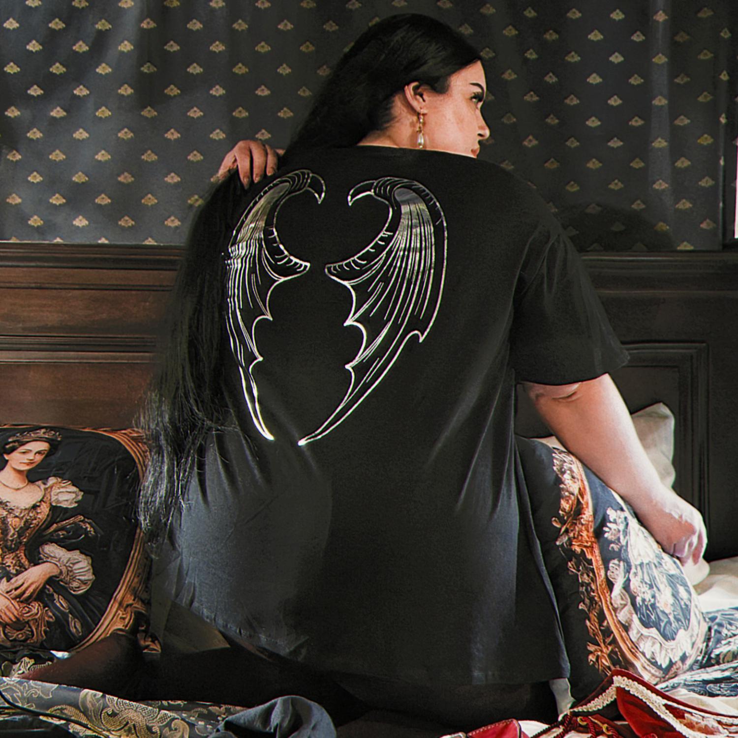 Wing Span ACOTAR T-shirt i ekologisk bomull