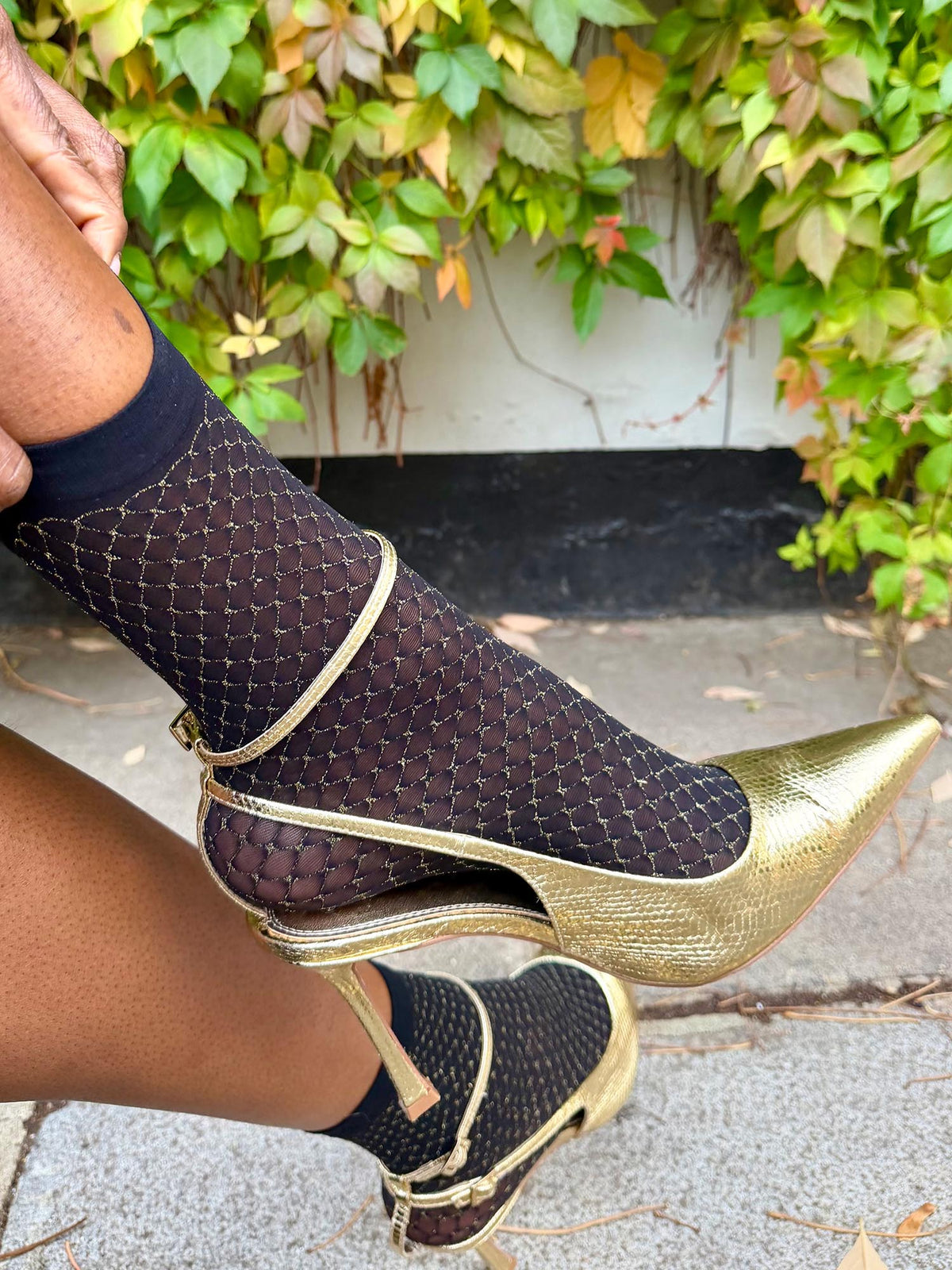 Blackadder Knöchelsocken - Gold