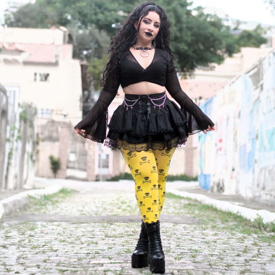 Skullz Strumpfhosen - Toxic