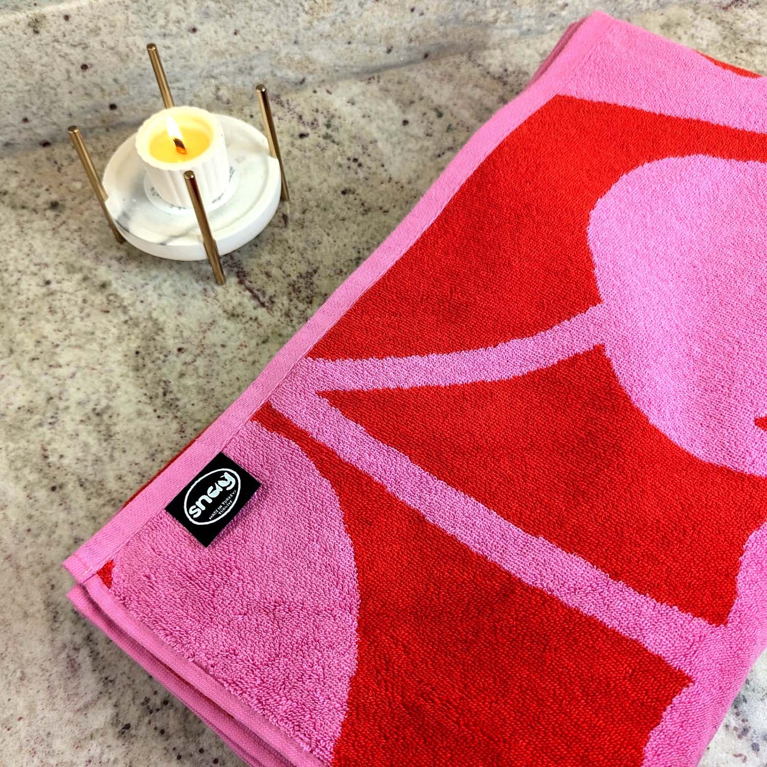 Plyschhandduk - Fruktig