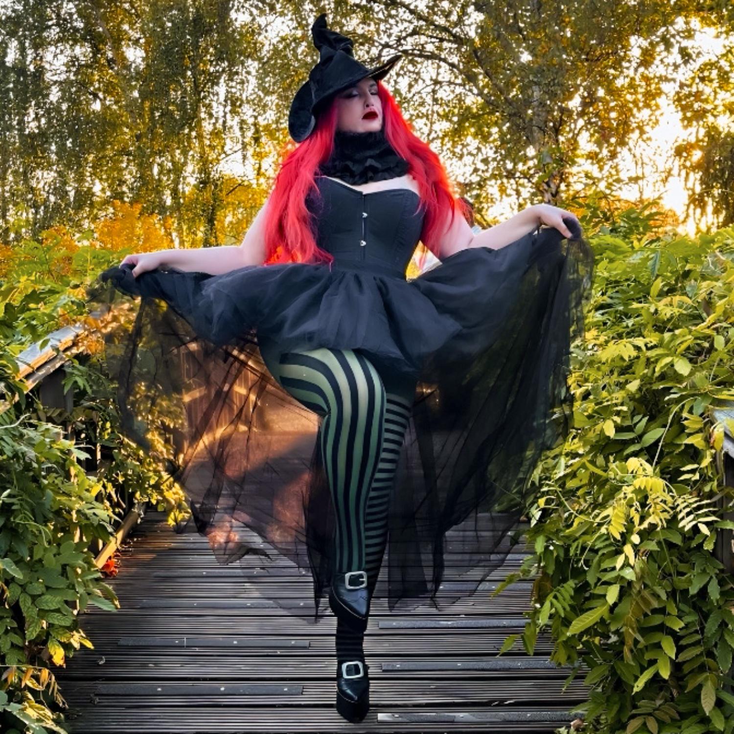 Halloween-Strumpfhose – BetelWitch – Secret Garden