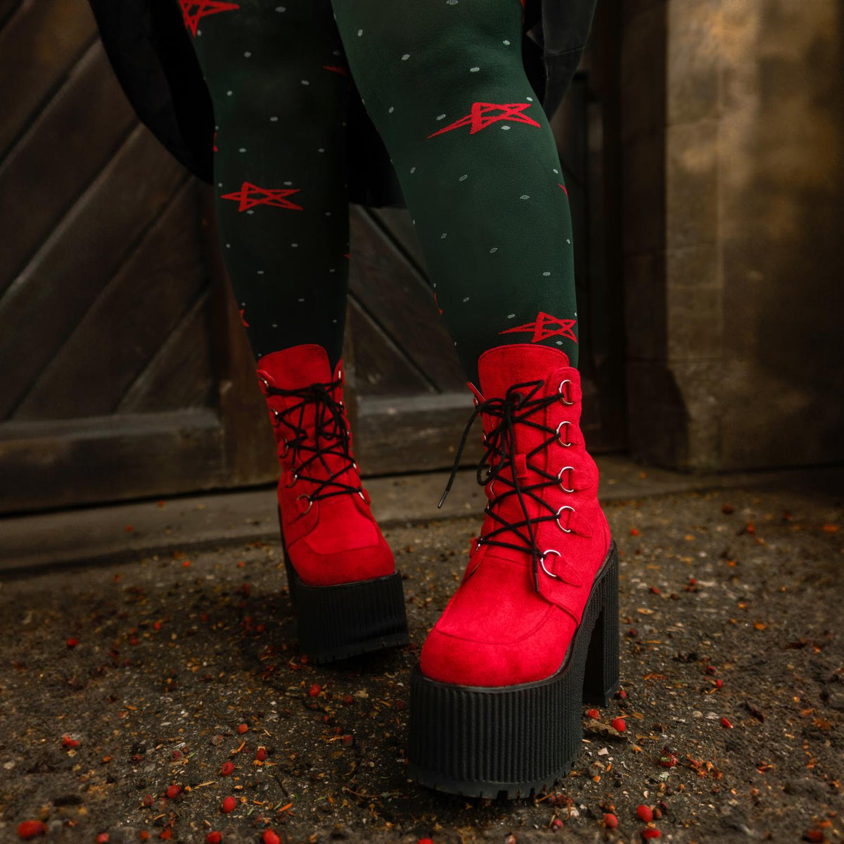 Weihnachts-Strumpfhose - Woodland Magick