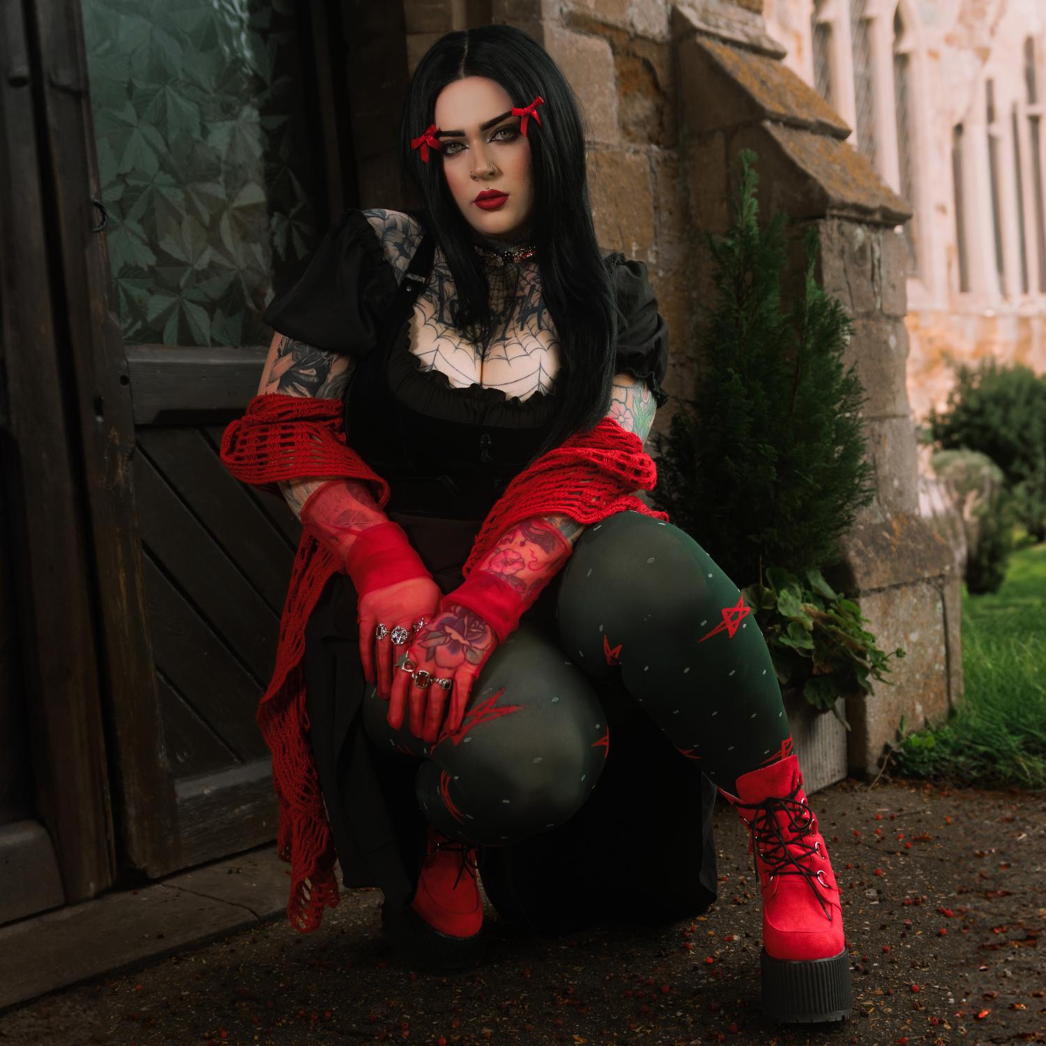 Weihnachts-Strumpfhose - Woodland Magick