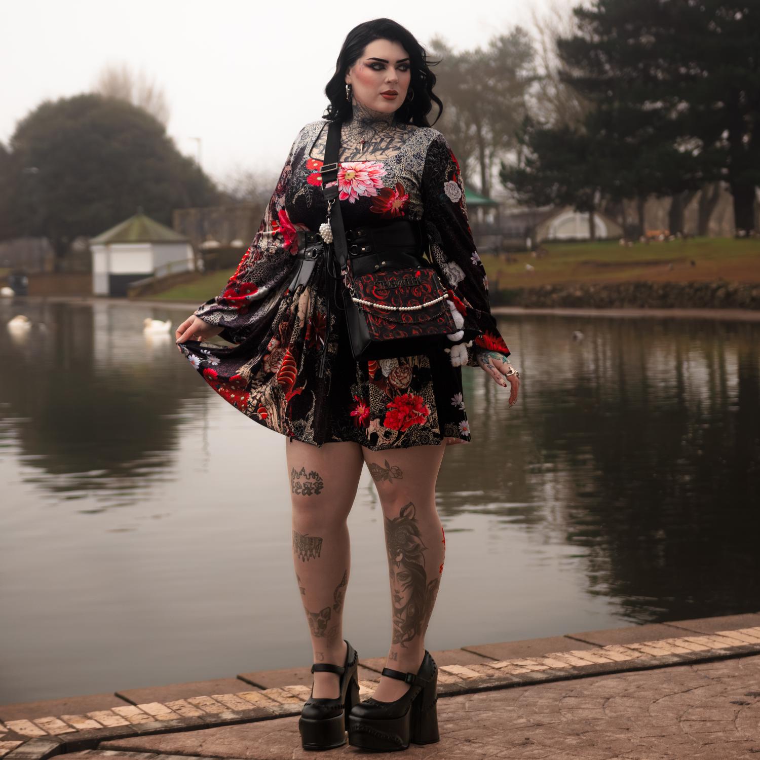 Paper Cut Strumpfhose - Builders Tea