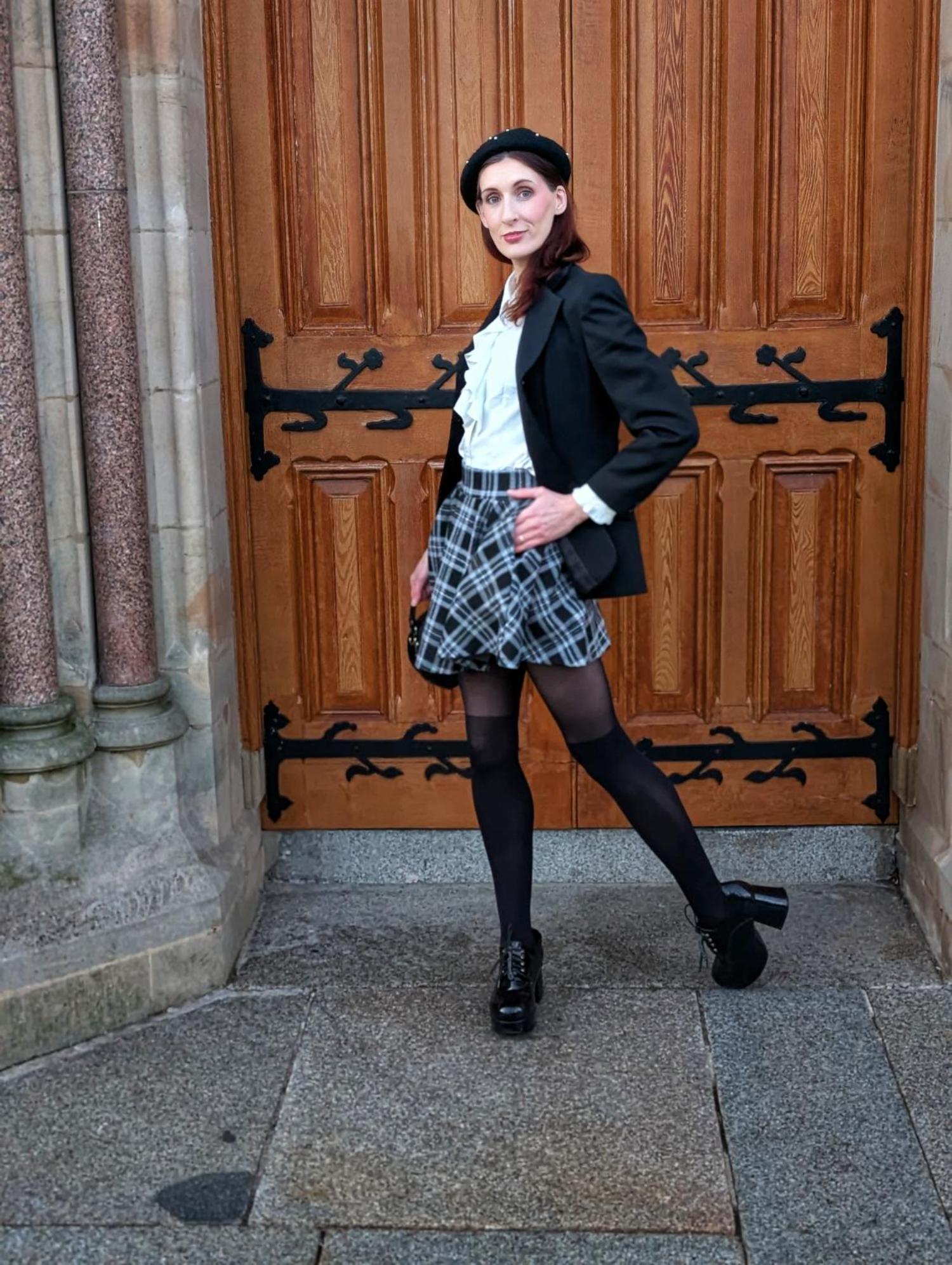 Karierter Mini-Tellerrock - Cairn