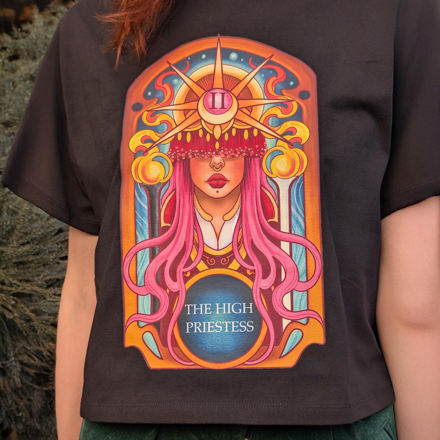 Major Arcana Boxy Tee - II Die Hohepriesterin