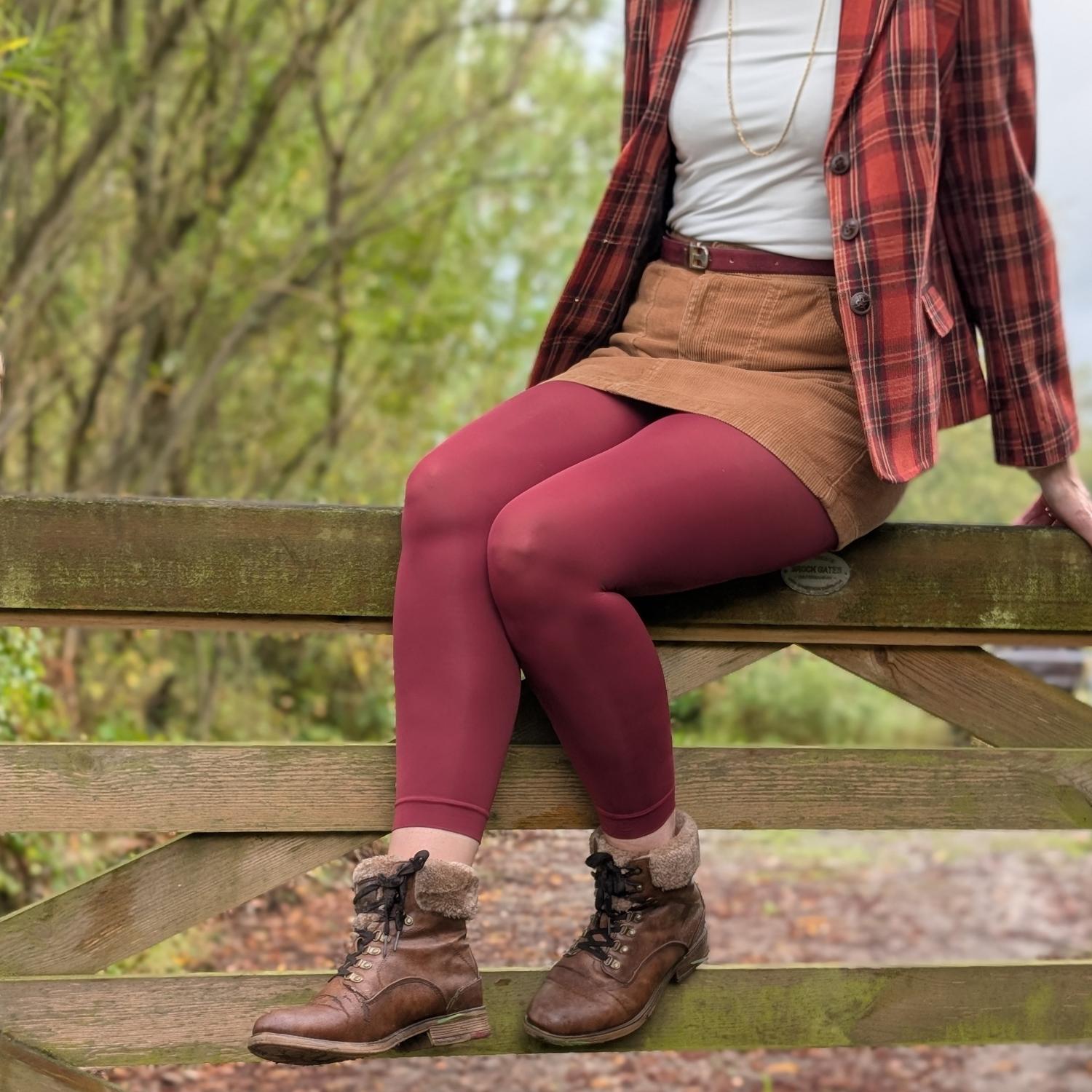 80 Den Fußlose Strumpfhose – Smouldering Grudge