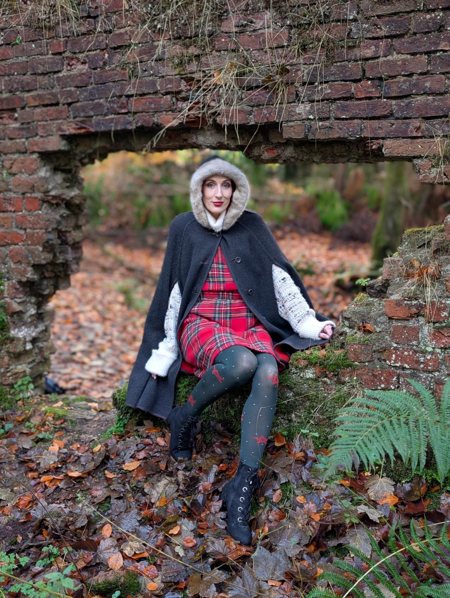 Weihnachts-Strumpfhose - Woodland Magick