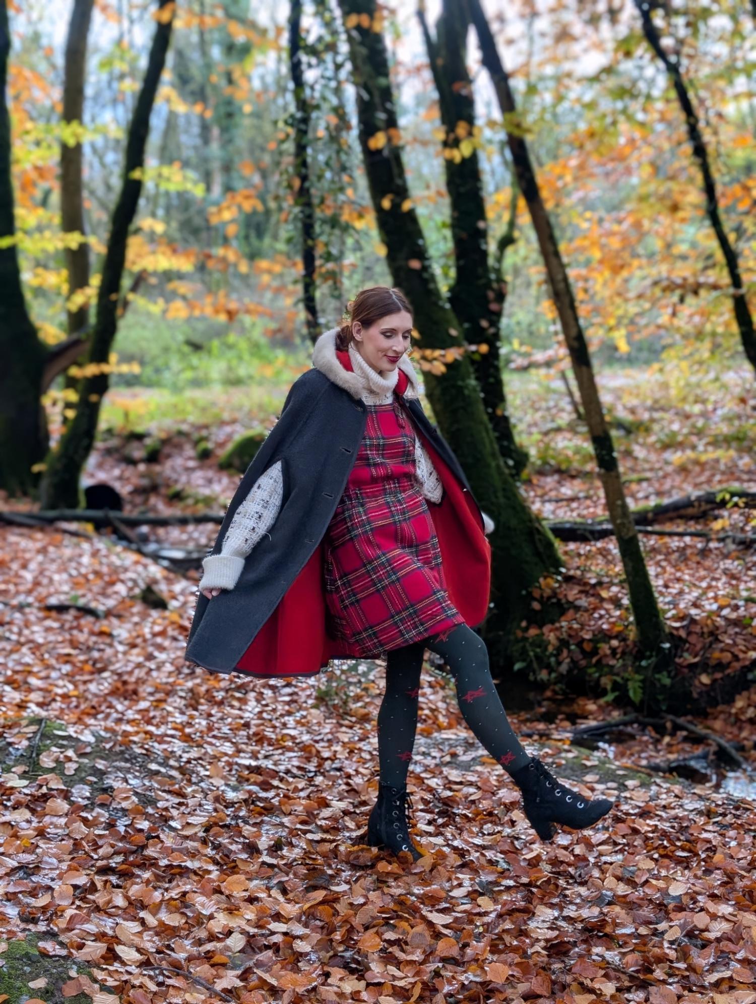 Weihnachts-Strumpfhose - Woodland Magick