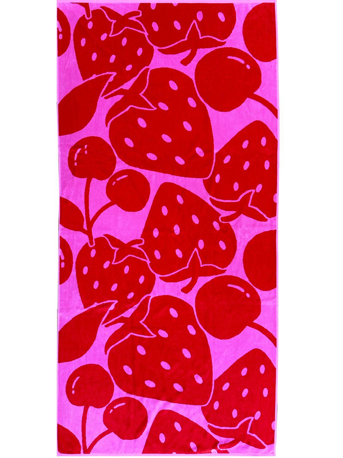 Plyschhandduk - Fruktig