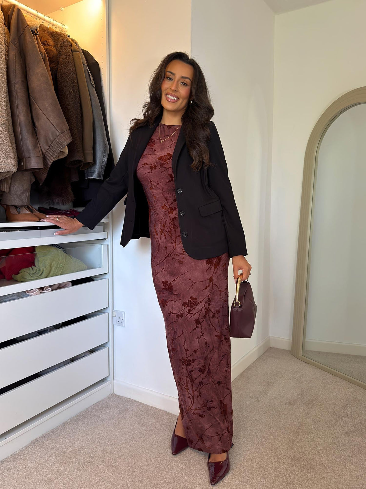 Geschneiderter Ponte-Roma-Blazer - Schwarz