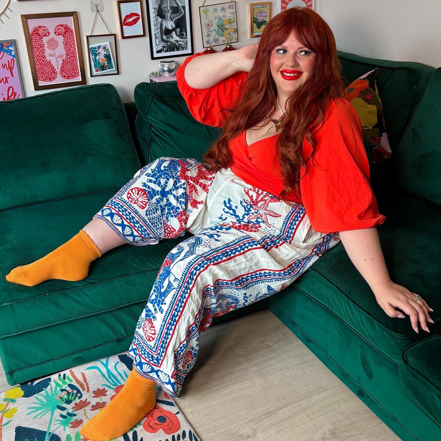 Bambus-Kurzsocke - 3 Paar in Starfish