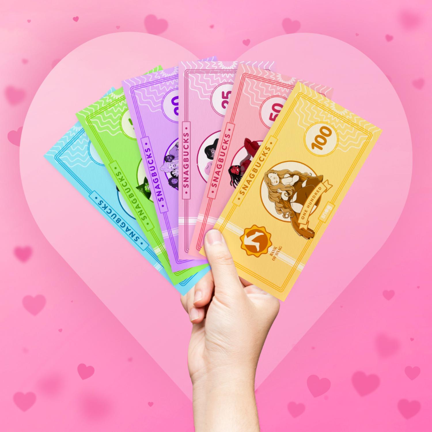 Snag Bucks - Digitale Geschenkkarte