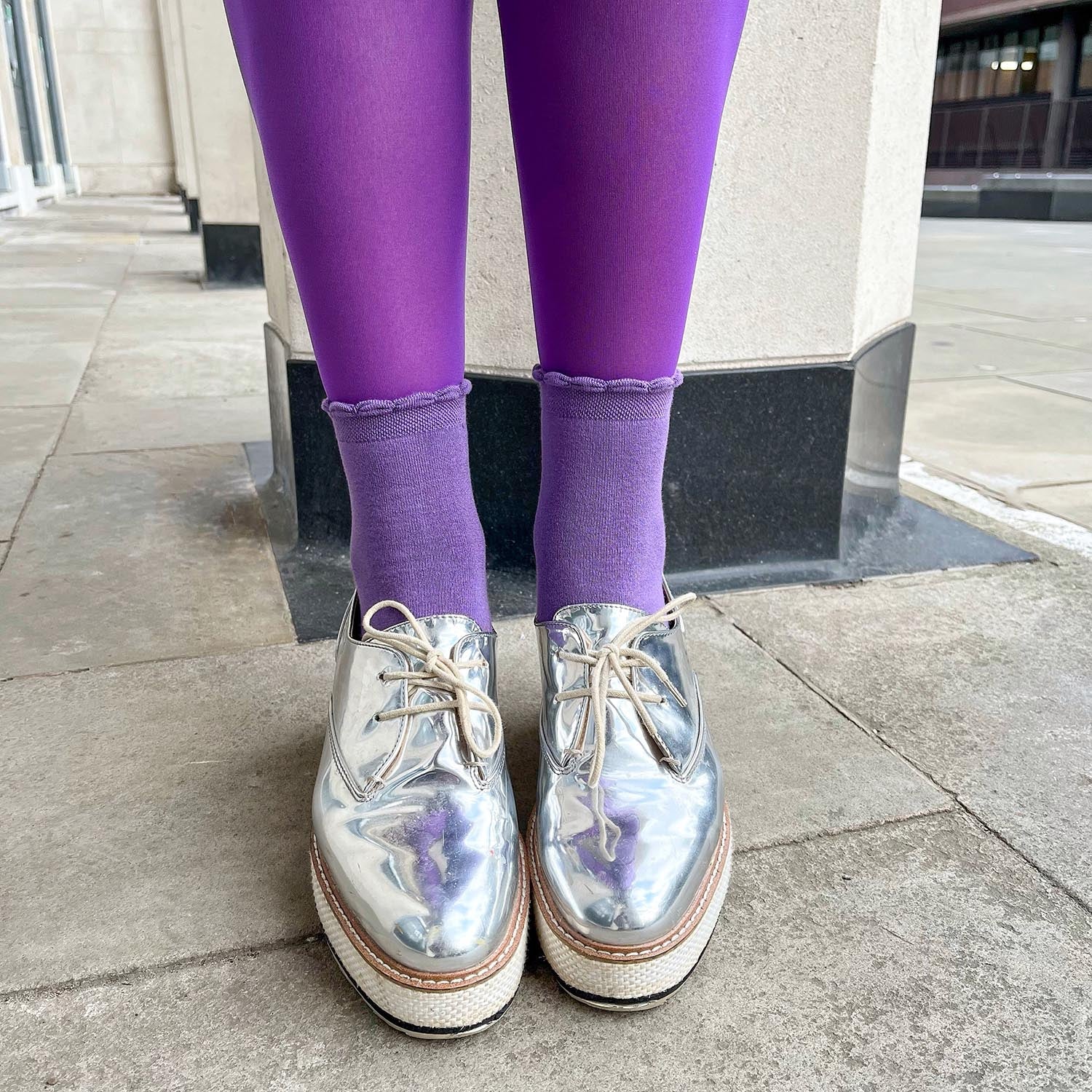 30 Denier Feinstrumpfhosen - Purple Haze